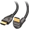 Cable Matters Cavo HDMI 8K 48 Gbit/s angolato, 2 m, Nero