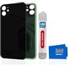 MMOBIEL Cover Posteriore per Porta Batteria Compatibile con iPhone 11 da 6,1 Pollici, Nero Incluso Strumento di Apertura e Adesivo