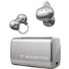 auvstar Auricolari Bluetooth open ear,Auricolari Conduzione Ossea,Cuffie Traduttore Istantaneo,Wireless Bluetooth 6.0,Durata Della Batteria di 25 ore,Supporta la Traduzione in 68 lingue (Argento)