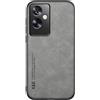 Kepuch Silklike Cover per Oppo A2 / Oppo A79 5G - Custodia Case Piastra Metallica Incorporata - Grigio