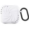 ORNARTO VORTUXE Cover per AirPods 4 Silicone,Antiurto,Bianco