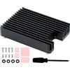 Waveshare Dissipatore di Calore in Alluminio per Raspberry Pi Compute Module 4 CM4, Heatsink con Antenna Notch, Resistente alla Corrosione/Ossidazione, Migliore Dissipazione del Calore