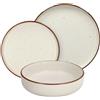 Tognana Urban Ardenne Avorio Set 18 pezzi per 6 Persone Piatti in Stoneware