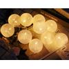 Kellegour LED Catena Luminosa a Sfere di Cotone,Catena Luminosa per Cameretta dei Bambini,Lucine Led Decorative a Batuffolo di Cotone Bianco per Festa,Decorazioni natalizie,Matrimonio,Camerette