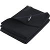 VIVOTE Set di 2 panni in microfibra Barista, colore nero, per la cucina, resistente, senza pelucchi, morbidi e assorbenti, 50 x 70 cm, extra grande, colore nero