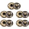 QUARKZMAN 5 Set Bottoni Automatici da Cucire 17mm Bottoni Automatici a Pressione Metallo per Chiusura Borse, Vestiti, Cucito Artigianale, Bronzo