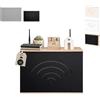 MOE UHANE Copertura per router WiFi, copertura router, mensola per router con copertura scorrevole, organizer spazio router, box per modem e router, custodia router, montaggio a parete