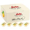 Darbo, Crema di Albicocca da Spalmare, Marmellata Monoporzione con Frutta di Alta Qualità, Ideale per Colazione e Buffet, Formato Convenienza, Confezione da 100 Confetture da 25 g
