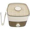 Greensen Cubo di Ghiaccio Maker Ice Set di Vassoio con 2 Vassoi e Contenitore per 120 Cubi di Rilascio Facile Design di Grado di Grado Alimentare Materiale PP Silicone Gestisce il (bianco latte)