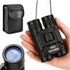 ARPDJK Binocolo per adulti, compatto, 10 x 25, leggero, maneggevole, Bak-4 prisma Fmc, con impugnatura antiscivolo, binocolo per safari viaggi e concerti con borsa per il trasporto