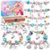 BIIB Regalo Bambina 5 6 7 8 9 10 11 12 Anni, Unicorno Bambina Regalo Kit Braccialetti Fai Da Te, Regali di Natale 5-12 Anni Femmina, Calendario Avvento Crea Braccialetti, Perline per Braccialetti