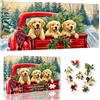 VAIIEYO Natale Puzzle 1000 Pezzi, Puzzle, Puzzle Adulti Cucciolo, Puzzle Impegnativo e Difficile-Regalo Per Adulti E Bambini Da 14 Anni E Più, 80x41 cm