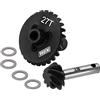 INJORA 8T/27T Acciaio Overdrive Ingranaggi Elicoidali per SCX10 II SCX10 III UTB10 SCX10 PRO (Overdrive 11%)
