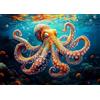 AveJoys Puzzle per adulti 1000 pezzi polpo 60 x 40 cm puzzle mondo marino per adulti sfida educativa 1000 pezzi puzzle animali oceanici