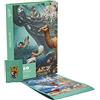 DAVICI | Puzzle Legno | M4 - Treasure Ship | 60 pezzi | Intrattenimento Adulti e Bambini | Sfida Mentale | Pezzi Forme Uniche | Disegni Incredibili | Pizzo Decorazione | Regalo |