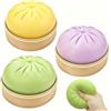 AITIAN 3PCS Gigante Mystery Dumpling Squishy, Squishy Squeeze Giocattoli, palla antistress Jumbo con scatola, Antistress Squishy, Morbidi per Alleviare lo Stress, Adatto per Adulti e Bambini