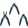 iFixit Set di tre pinze iFixit Mandible - Tronchesine taglio raso, spelafili, pinze ad ago per riparazione elettronica e saldatura