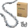 BYANE Catena per sega in metallo duro, 50 cm, 3/8, 1,5 mm, 72 TG, compatibile con Stihl 36210000072 (1 catena)