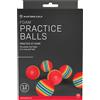 MASTERS GOLF STRIPED FOAM PRACTICE BALLS Palline da Allenamento
