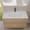 evineo ineo5 evo lavabo integrato slim La: 101,5 P: 46,5 cm, BE0836WM, ineo5 evo bianco opaco [Lavabi > Lavabi Integrati]