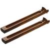 Andrew Peter Bembridge 2 Pezzi Supporto per Incenso in Legno di bambù, Supporto per Incenso, Marrone, Struttura in Legno con Ali di Pollo, Bastoncini di Incenso, Utilizzabile per Compleanni, Feste