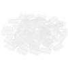PATIKIL Tappi Silicone da 6mm per Cucito, 80Pz Stecche per Corsetti Corsetto Stecca Suggerimenti per l'Osso a Spirale Corsetto Colletto per Osso Poliestere, Bianco