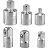 LINLINOI Adattatore universale per bussola, set di adattatori per cricchetti e dadi - 1/4 su 3/8 3/8 su 1/2 1/4 su 1/2