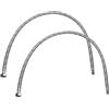 AERZETIX - Set di 2 tubi di alimentazione per miscelatore femmina 3/8'' - maschio M10 - lunghezza 800mm - tubo di collegamento/bagno/cucina - flessibile di rubinetto sanitario - C51111