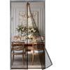 MAGICDOOR Zanzariera Magnetica Finestra 75x220cm-Grigio in Poliestere