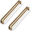 SYZOW 6 Pezzi Antique Ottone Cabinet Pulls 192mm Hole Centers Kitchen Cabinet Maniglie Lega di Zinco Vintage Cassetto Pulls