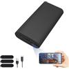 RUMUCF Telecamera con Power Bank WiFi HD 1080P con Registratore Video, Rilevamento di Movimento, Registrazione Ciclica, Visualizzazione Remota, Piccola Telecamera Nanny da 5000 mAh per Sicurezza