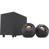 Creative Desktop Speakers 2.1 Pebble Plus con subwoofer Nero/Nero