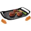 Tescoma 605068 Bistecchiera SmartClick, Antiaderente, 42 x 28 cm, Compatibile con Induzione, Nero