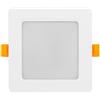 Maclean MCE pannello luminoso LED faretto da Incasso a soffitto faretto da soffitto Bianco neutro 4000K(9W Faretto da incasso/Quadrato)