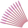 JIHUOO 50 pennelli in silicone per mascara, applicatori per ciglia, pennelli per occhi e ciglia, pennelli per trucco occhi, applicatori, pennelli per sopracciglia, strumenti per il trucco, rosa