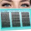 GEMERRY Ciglia Finte Ciuffetti Ciglia Finte Extension Ciglia Lash Cluster DIY Eyelash Extension a Casa per Principianti Naturali Lashes (C3,8-16mm)