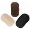 QUUPY 3 inserti per capelli volumizzanti per la base dei capelli, accessori per capelli per donne e ragazze (nero, caffè, beige)