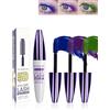 Lestpola 5D Mascara Volume e Lunghezza Blu Viola Verde, 3pcs Colored Mascara Estensione ciglia Effetto Volume, Longlasting Waterproof e Lunga Tenuta, Eye Lashes Thick Curling, Trucco per Donne-04+05+06