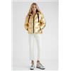 Desigual, Giacca trapuntata con maniche staccabili, Donna, Poliammide, Giallo, L