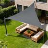 HENG FENG Tenda a Vela Triangolare 3x3x3m, Antracite | Vela Ombreggiante Impermeabile, Protezione UV 95%, tessuto Oxford resistente, per Esterno, Giardino & Terrazza, con Corda