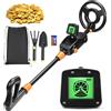 Couleeur Metal Detector per Bambini Impermeabili IP68 con Display LCD e Indicatore Acustico, alta precisione per bambini con pala per l'esplorazione di metalli durante le escursioni all'aperto