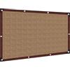 QHAIYYBF Rete Ombreggiante con occhielli 1x5m,80%-UV Telo Ombreggiante Esterno con occhielli per tetto di terrazza e frangivista per fiori, patio, balcone, pianta, pollaio, allevamento di bestiame
