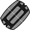 MGiessca Griglie per Barbecue 7646 in Ghisa per Weber Q300 Q320 Q3000 Q3200, 45,2x31,75cm Set 2 Pezzi, Ricambio BBQ per Weber Q300, Sostituto 7584 586002 57060001 404341