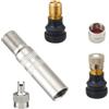 BFUZXY Prolunga valvola pneumatici,Valvola Pneumatici per monopattino xiaomi M365 Pro 2 per ninebot Max G30 monopattino elettrico Valvola Tubeless con Adattatore Estensione Valvola
