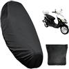 Henjunu Coprisella Moto Universale con borsa,Impermeabile Coprisella per Moto,Copri Sella Scooter eMoto,Coprisedile Universale Nero Impermeabile per MotoScooter,Coprisedile MotoAntiscivolo e Antigraffio(XL)