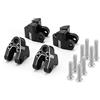 INJORA Supporti Ammortizzatori Kit di Sollevamento Altezza per 1/18 TRX4M Defender Bronco Stock Shock Upgrade, Alluminio CNC