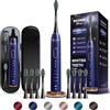 Wagner Stern IntelliBrush Series - Spazzolino elettrico sbiancante con sensore di pressione, 4 modalità di spazzolatura, 3 intensità, 8 testine morbide e una custodia da viaggio di lusso.