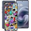 ICatchy Custodia Portafoglio Per Motorola Moto G86 5G - Pelle Con Blocco RFID, 4 Slot E Cavalletto (Nero)