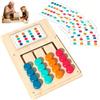 Vexaflow Gioco di Memoria in Legno per Anziani, Gioco di Memoria in Legno con 12 Carte, Attività Stimolazione Cognitiva e Abilità Motorie, Perfetto per Pazienti Alzheimer e Demenza, Facile da Usare