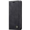 Chocoyi Compatibile con iPhone 13 Mini Flip Leather Edition, magnetica, funzione di supporto e slot per schede, colore: Nero